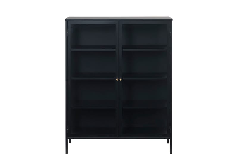 Umbri Highboard 110x140 cm - Svart - Förvaring - Skåp - Förvaringsskåp