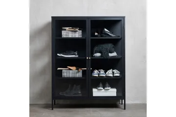 Umbri Highboard 110x140 cm - Svart - Förvaring - Skåp - Förvaringsskåp