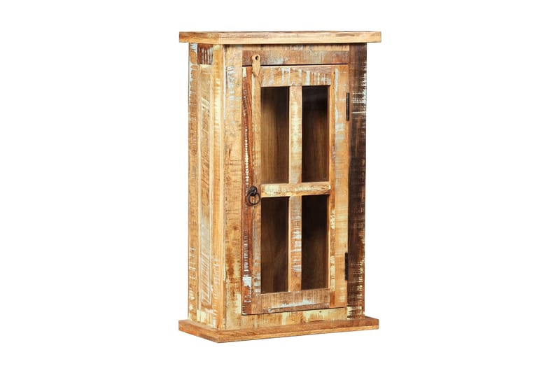 Väggskåp massivt återvunnet trä 44x21x72 cm - Brun - Förvaring - Skåp - Förvaringsskåp