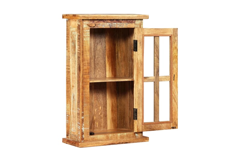 Väggskåp massivt återvunnet trä 44x21x72 cm - Brun - Förvaring - Skåp - Förvaringsskåp