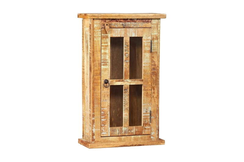 Väggskåp massivt återvunnet trä 44x21x72 cm - Brun - Förvaring - Skåp - Förvaringsskåp