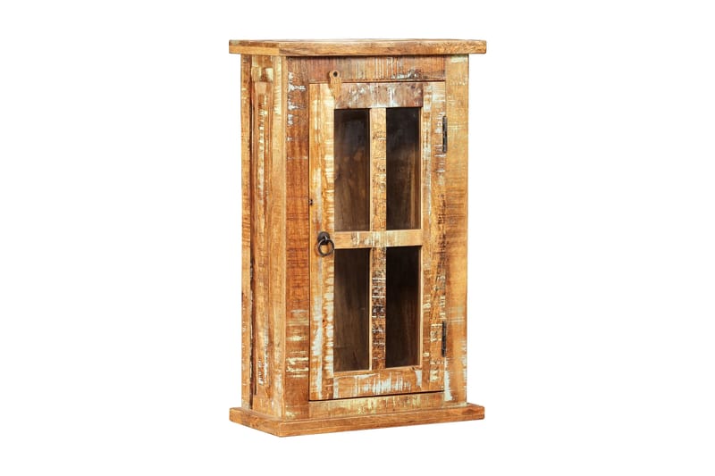 Väggskåp massivt återvunnet trä 44x21x72 cm - Brun - Förvaring - Skåp - Förvaringsskåp
