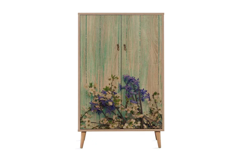 Vellavie Skåp 80 cm Körsbärsblom - Mönstrad - Förvaring - Skåp - Förvaringsskåp