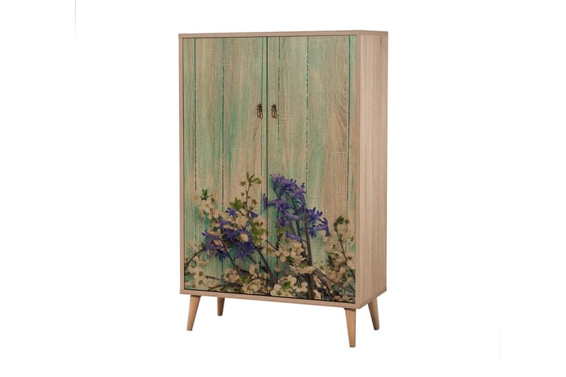 Vellavie Skåp 80 cm Körsbärsblom, Mönstrad