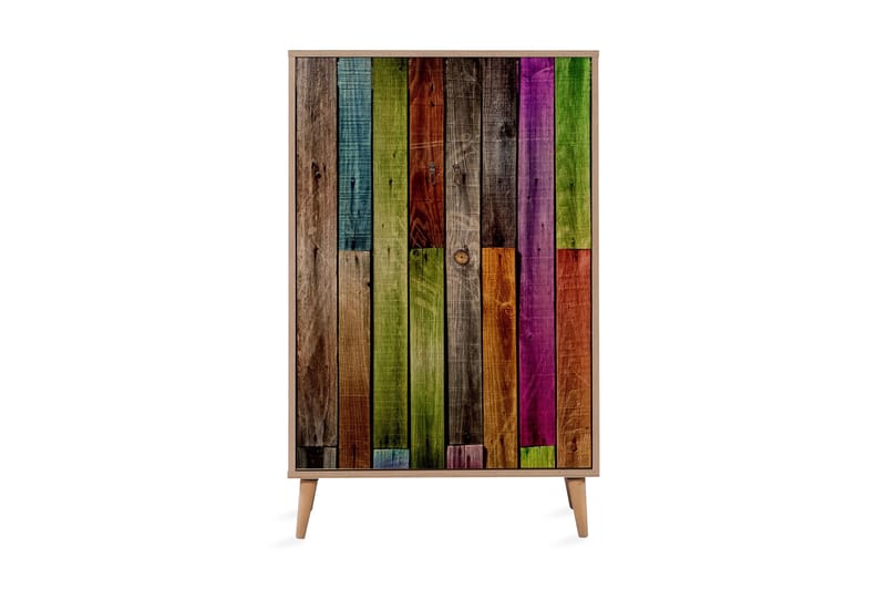 Vellavie Skåp 80 cm Regnbågspanel - Flerfärgad - Förvaring - Skåp - Förvaringsskåp