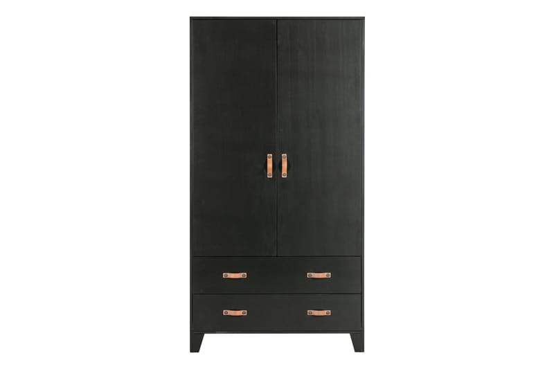 Wickam Förvaringsskåp 98x190 cm - Svart - Förvaring - Skåp - Förvaringsskåp