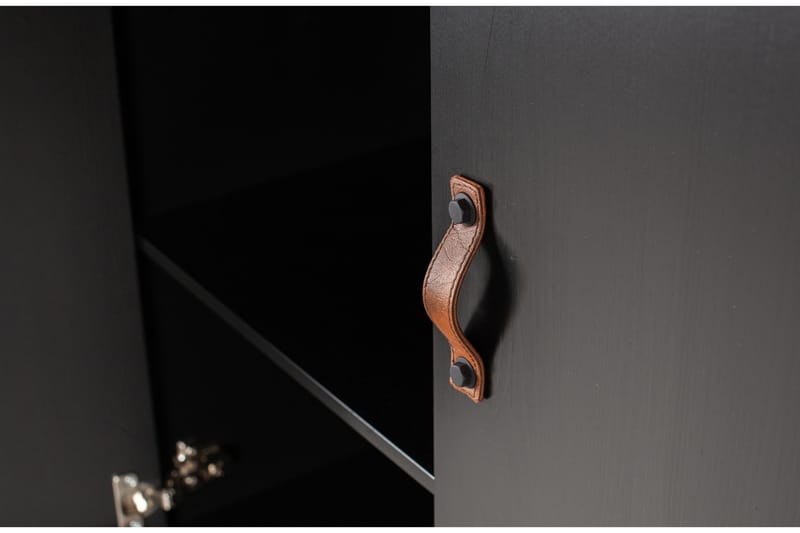 Wickam Förvaringsskåp 98x190 cm - Svart - Förvaring - Skåp - Förvaringsskåp