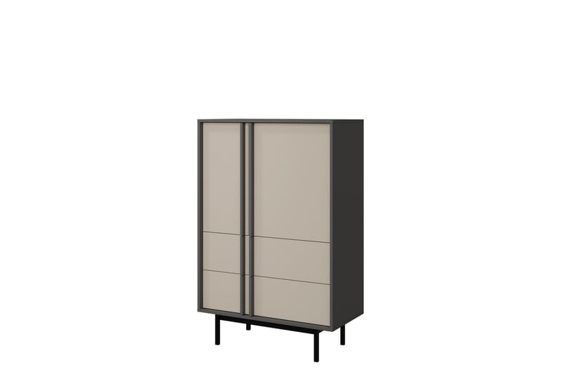 Farshian Highboard - Grå/Beige - Förvaring - Skåp - Förvaringsskåp