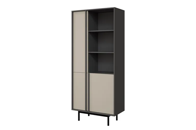 Farshian Highboard, Grå/Beige