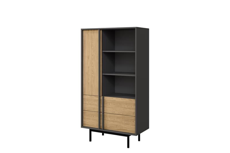 Farshian Highboard - Grå/Brun - Förvaring - Skåp - Förvaringsskåp