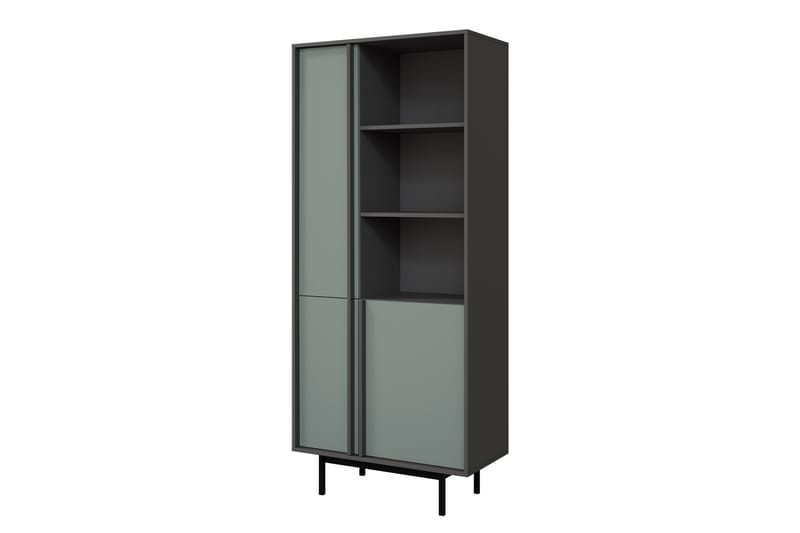 Farshian Highboard - Grå/Grön - Förvaring - Skåp - Förvaringsskåp