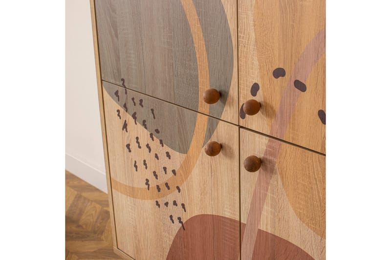 Form Highboard 95x111 cm Brun - Hanah Home - Förvaring - Skåp - Förvaringsskåp