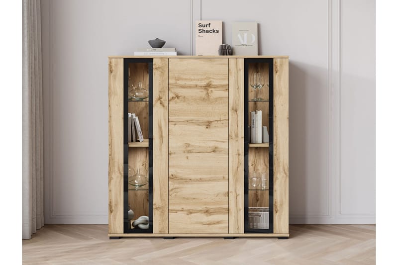 Gamal Highboard - Brun - Förvaring - Skåp - Förvaringsskåp