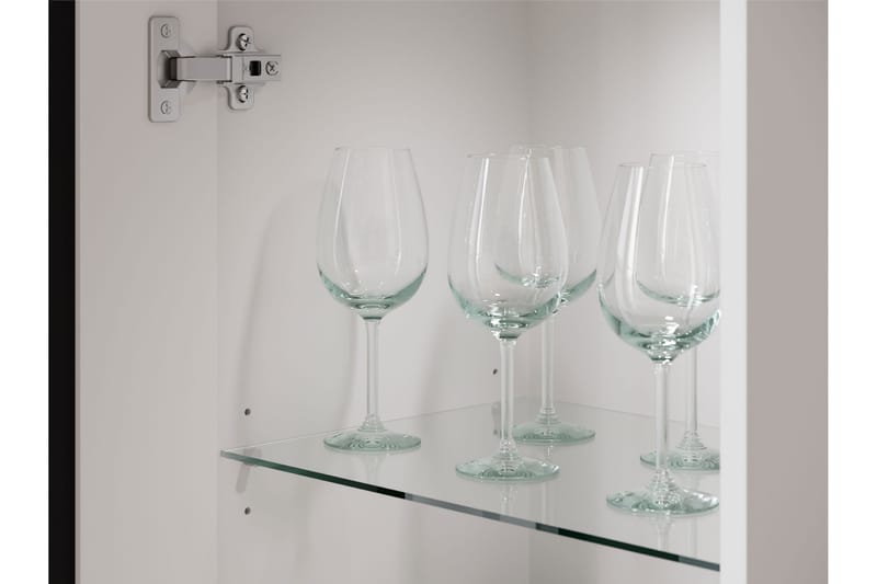 Gamal Highboard - Brun/Vit - Förvaring - Skåp - Förvaringsskåp