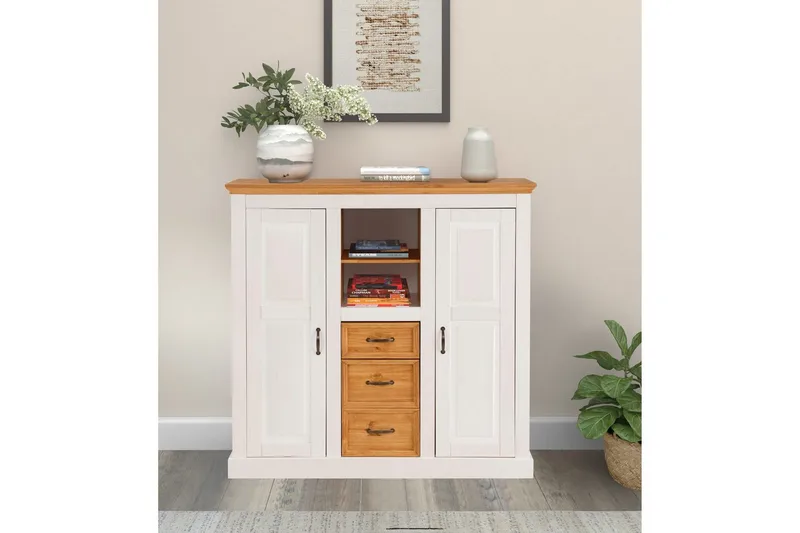 Högskåp Selma Vit - Vit - Förvaring - Skåp - Förvaringsskåp