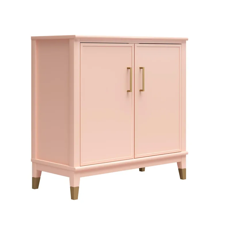 Högskåp Westerleigh Blekt Rosa - Blekt Rosa - Förvaring - Skåp - Förvaringsskåp