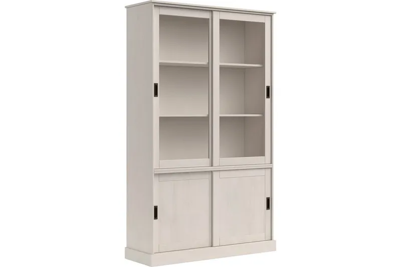 Harry Vitrinskåp 115x190 cm, Vit