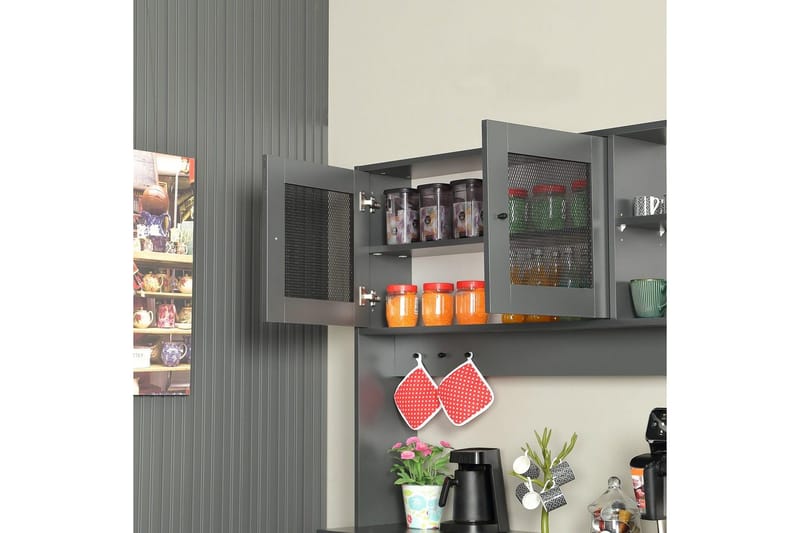 Flerfunktionsskåp Jatin Antracit - Antracit - Hus & renovering - Kök & bad - Kök & tvättstuga