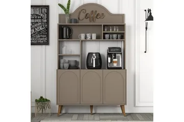 Kaffebarskåp Hazim Tre Atlas / Valnöt - Atlas / Valnöt - Förvaring - Skåp - Barskåp