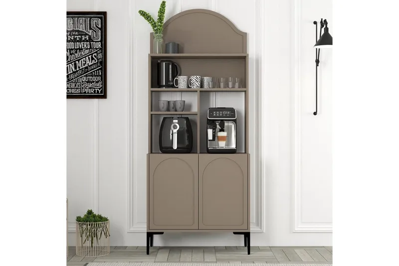 Kaffebarskåp Hazim Två Atlas / Svart - Atlas / Svart - Förvaring - Skåp - Barskåp