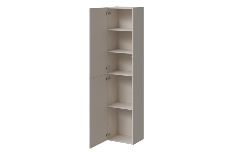Kangana Vitrinskåp 40x180 cm - Beige - Förvaring - Skåp - Vitrinskåp