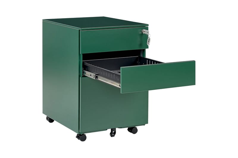 Kontorsskåp Cami Grön - Grön - Förvaring - Skåp - Förvaringsskåp