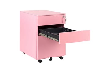 Kontorsskåp Cami Rosa - Rosa - Förvaring - Förvaringsmöbler - Byrå - Hurtsar
