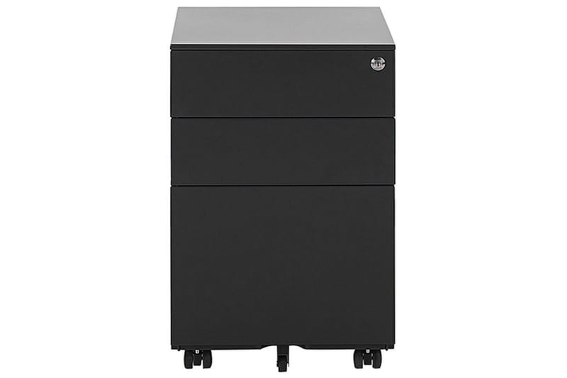 Kontorsskåp Cami Svart - Svart - Förvaring - Förvaringsmöbler - Byrå - Hurtsar