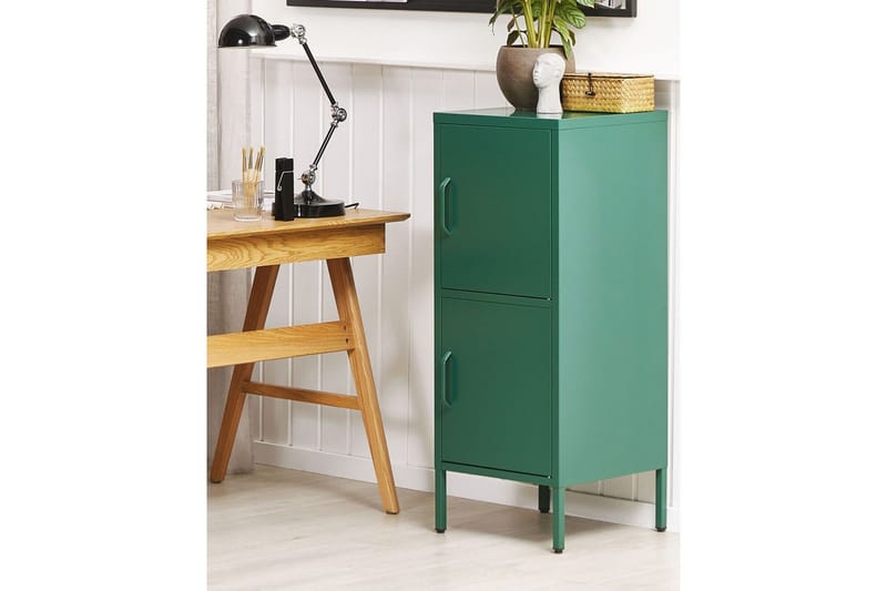 Kontorsskåp Huron Grön - Grön - Förvaring - Skåp - Förvaringsskåp