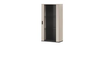 Lyrosen Vitrinskåp 60x112 cm - Beige - Förvaring - Skåp - Vitrinskåp