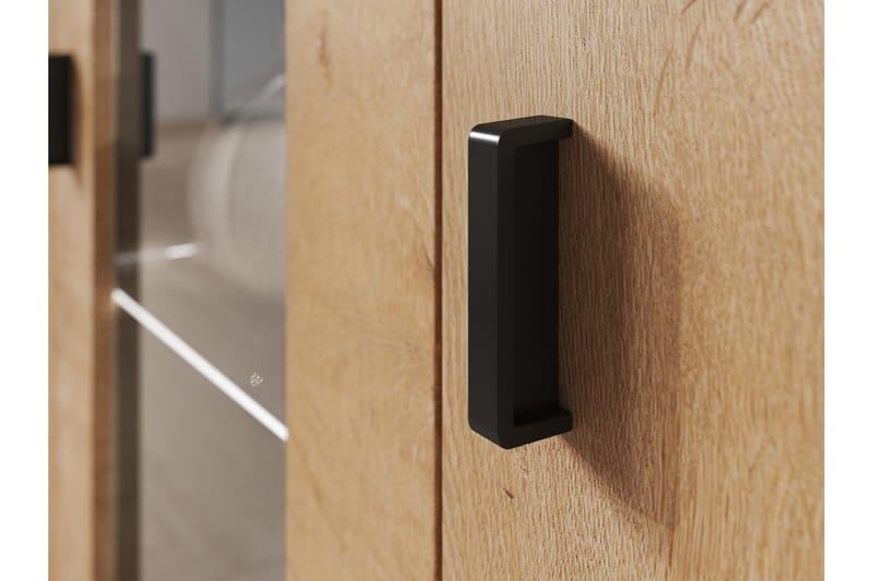 Lyrosen Vitrinskåp 80x19 cm - Beige - Förvaring - Skåp - Vitrinskåp