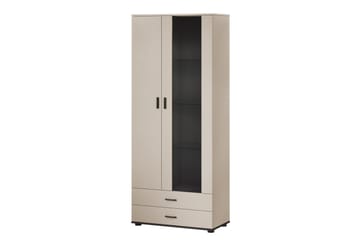 Lyrosen Vitrinskåp 80x19 cm - Beige - Förvaring - Skåp - Vitrinskåp