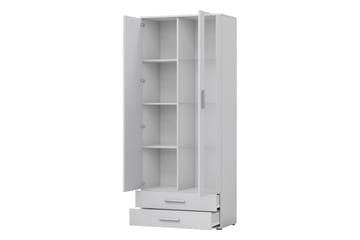 Lyrosen Vitrinskåp 80x19 cm - Beige - Förvaring - Skåp - Vitrinskåp