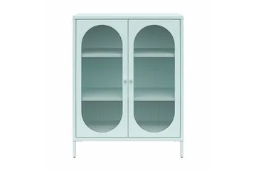 Medicinskåp Loft24 Skåp Luna 80x40x102 cm, Himmelsblå Light Blue,Blå - Förvaring - Skåp - Vitrinskåp