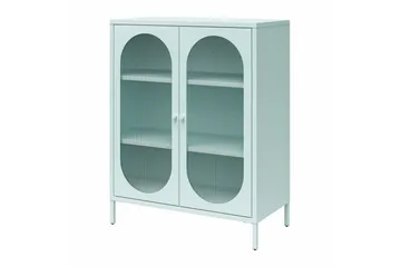 Medicinskåp Loft24 Skåp Luna 80x40x102 cm, Himmelsblå Light Blue,Blå - Förvaring - Skåp - Vitrinskåp