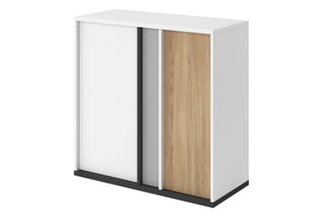Metropolitan Highboard - Brun/Vit/Ljusgrå/Svart - Förvaring - Skåp - Förvaringsskåp
