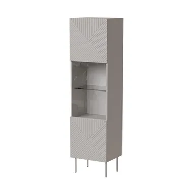 Norrs Vitrinskåp 51 cm - beige - Förvaring - Skåp - Vitrinskåp