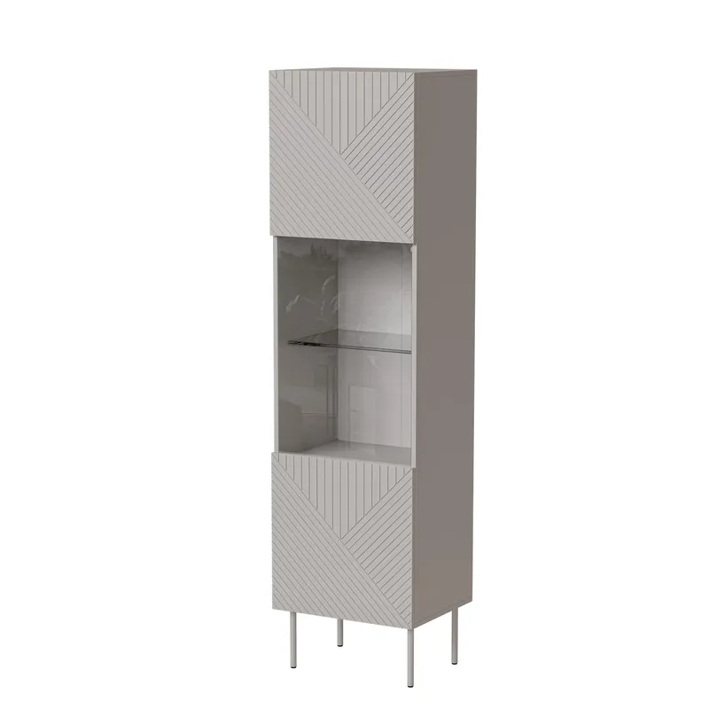 Norrs Vitrinskåp 51 cm, beige