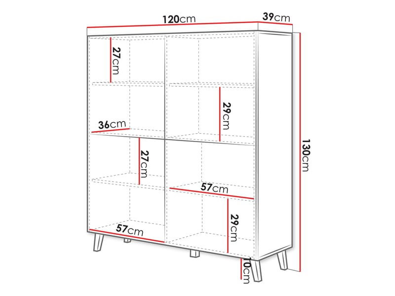 Orvik Skänk 120 cm - svart - Förvaring - Skåp - Förvaringsskåp