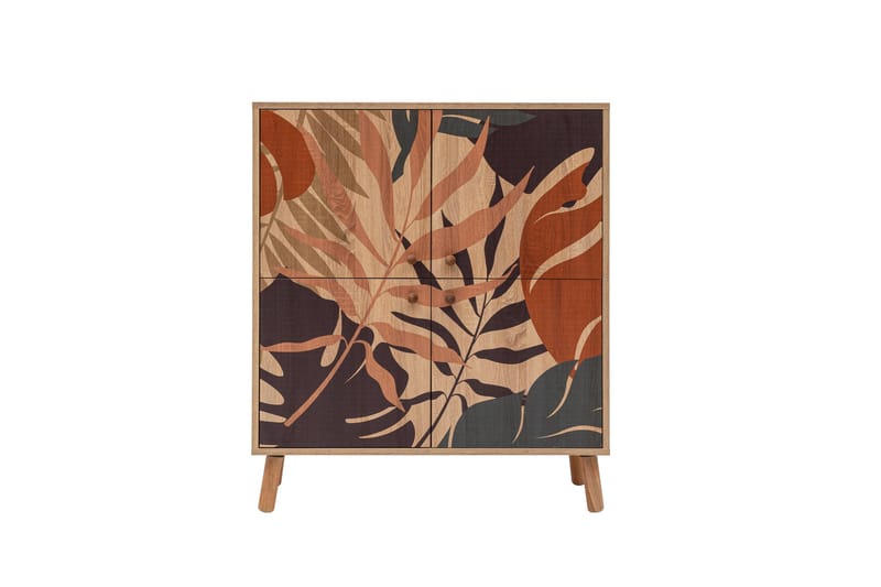Palm Highboard 95x111 cm Brun/Svart - Hanah Home - Förvaring - Skåp - Förvaringsskåp