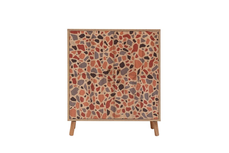 Pebble Highboard 95x111 cm Brun - Hanah Home - Förvaring - Skåp - Förvaringsskåp