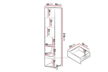 Rauk Highboard - Vit - Förvaring - Skåp - Förvaringsskåp