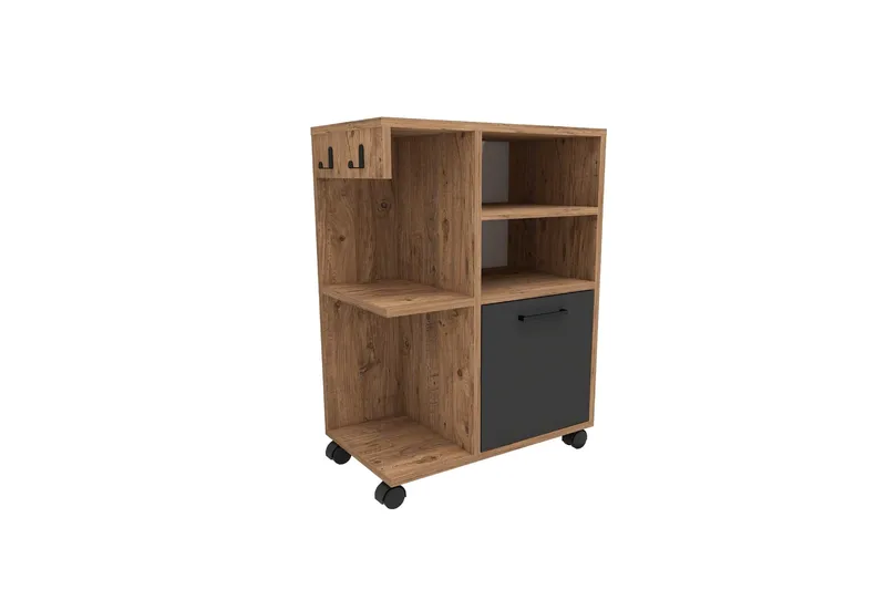 Rebus Skåpsbyrå, Ljus Brun/Trä/Antracit