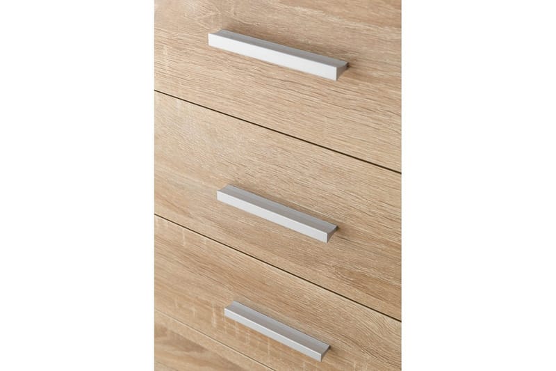 Rullkontejner Wohnling 4 lådor med hjul, förvaringsbricka, foliebelagd spånskiva, modern stil Sonoma - Sonoma - Förvaring - Skåp - Förvaringsskåp