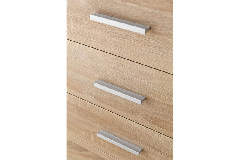 Rullkontejner Wohnling 4 lådor med hjul, förvaringsbricka, foliebelagd spånskiva, modern stil Sonoma - Sonoma - Förvaring - Förvaringsmöbler - Byrå - Hurtsar