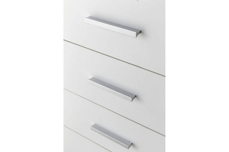 Rullkontejner Wohnling 4 lådor med hjul, förvaringsbricka, foliebelagd spånskiva, modern stil Vit - Vit - Förvaring - Förvaringsmöbler - Byrå - Hurtsar