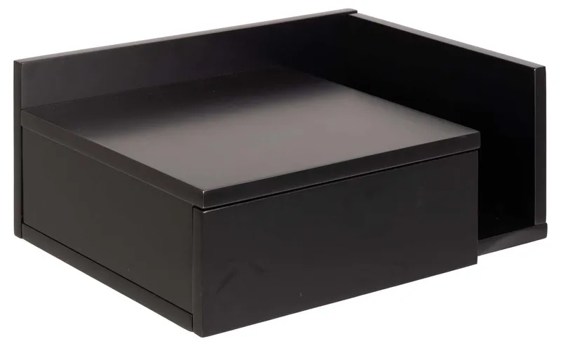 Sängbord Ashlan 40x32xh16,5 cm, Svart