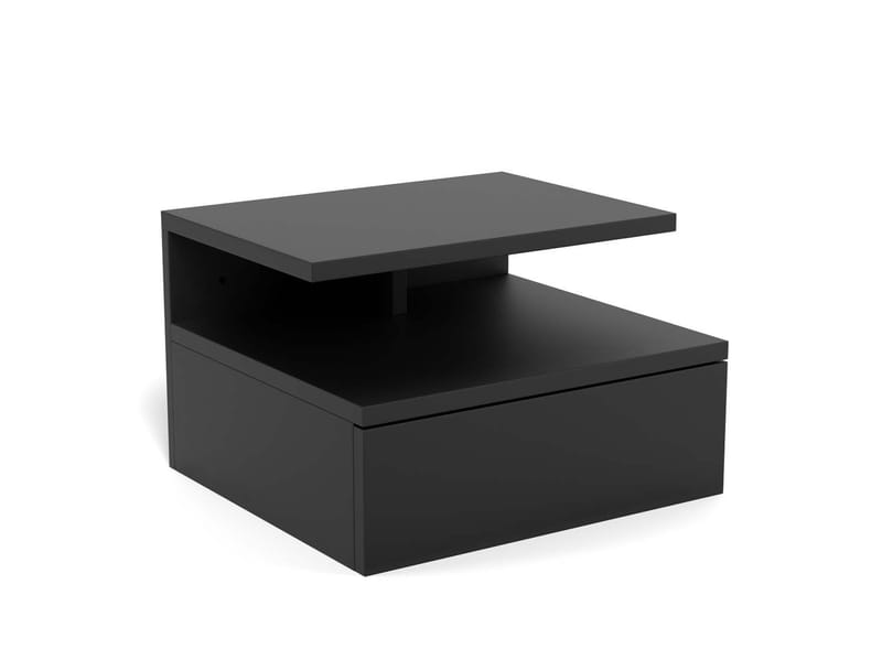 Sängbord Bord Ashlan, svart
