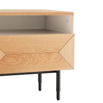 Sängbord Nate 50x40x50 cm ek - beige - Förvaring - Sk åp - Förvaringsskåp