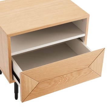 Sängbord Nate 50x40x50 cm ek - beige - Förvaring - Skåp - Förvaringsskåp